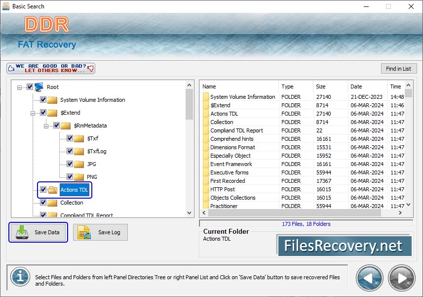 FAT files recovery software