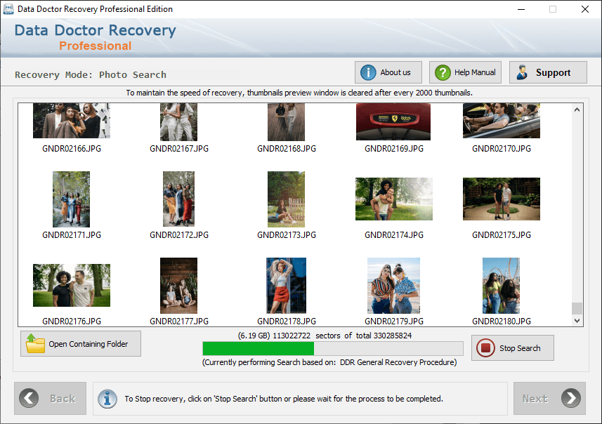Scanning Recoverd Data Algrothim Scanning Recoverd Data Algorithm